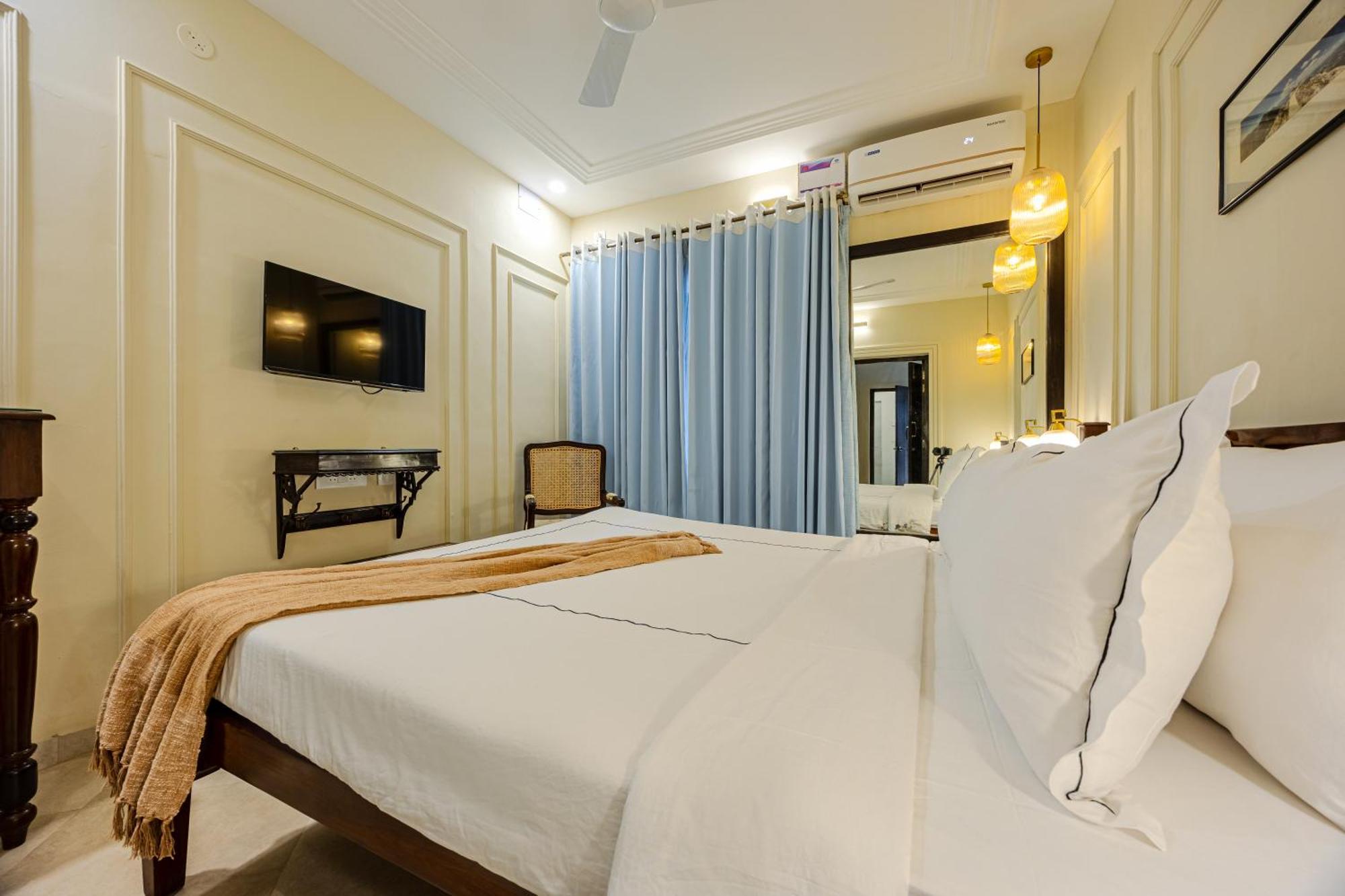 Elivaas 4 Bhk Villa Near Beach With Private Pool & Bar - Casa Boa Vida 坎多林 外观 照片