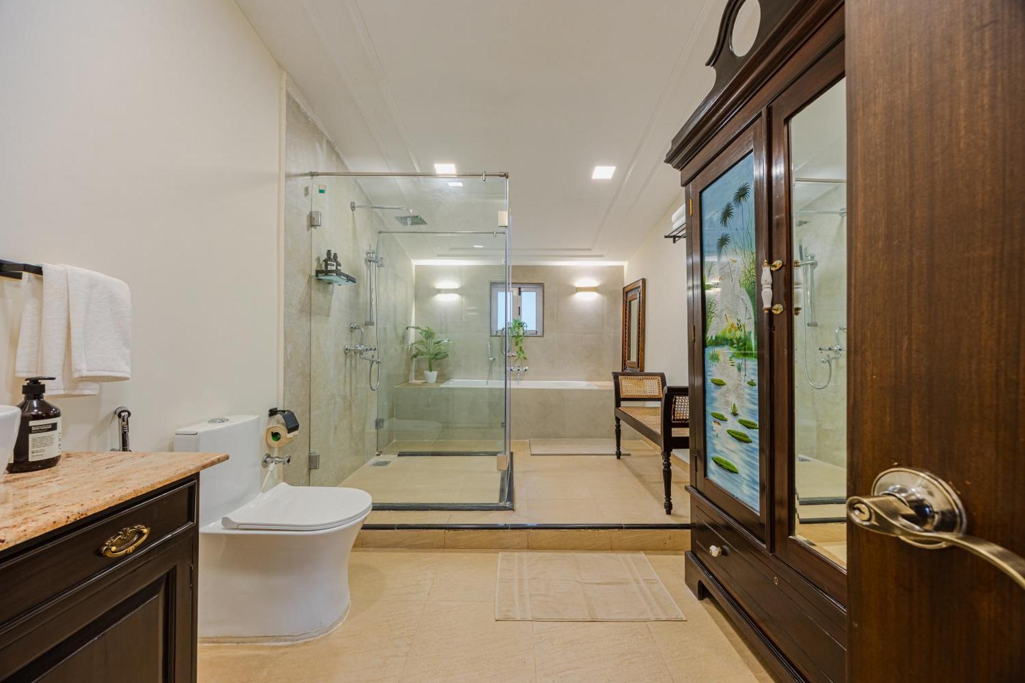 Elivaas 4 Bhk Villa Near Beach With Private Pool & Bar - Casa Boa Vida 坎多林 外观 照片