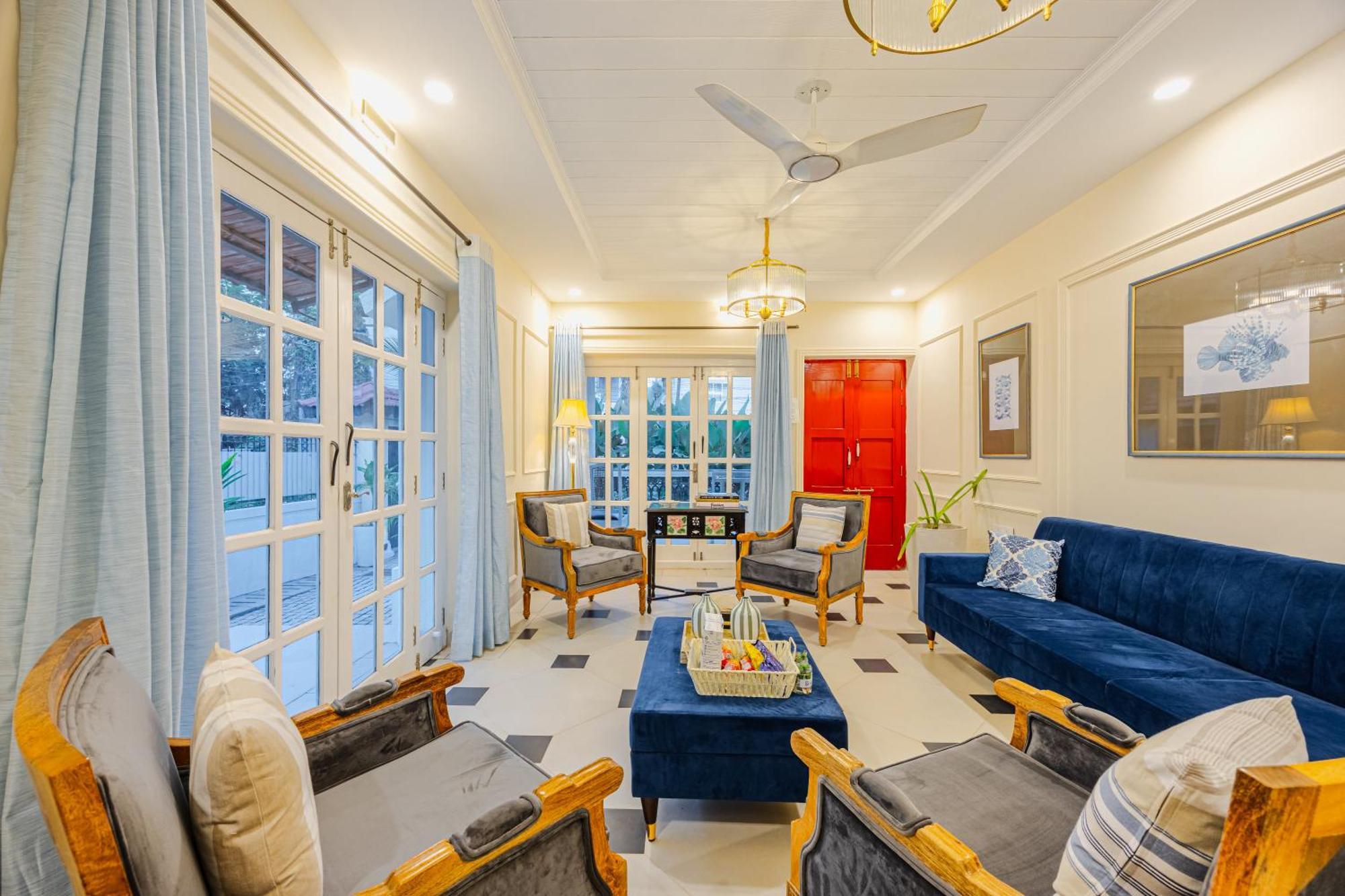 Elivaas 4 Bhk Villa Near Beach With Private Pool & Bar - Casa Boa Vida 坎多林 外观 照片