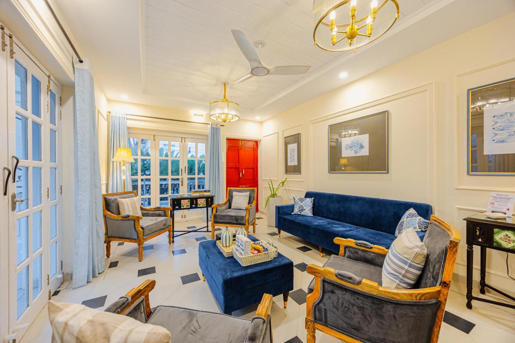 Elivaas 4 Bhk Villa Near Beach With Private Pool & Bar - Casa Boa Vida 坎多林 外观 照片