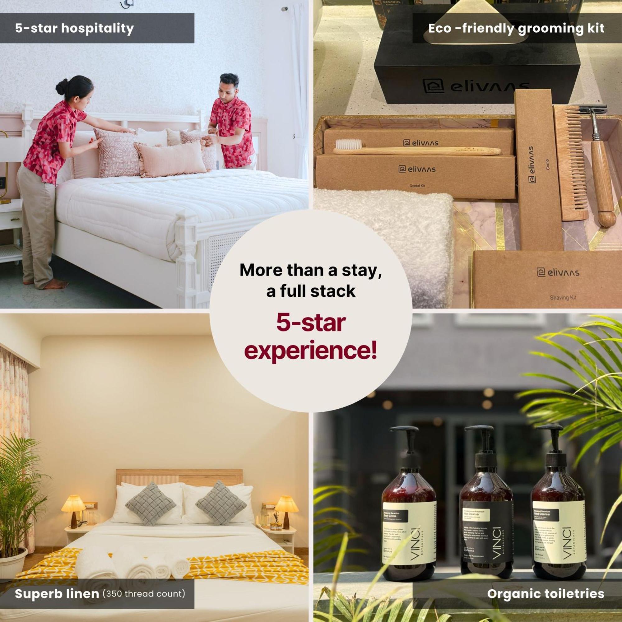Elivaas 4 Bhk Villa Near Beach With Private Pool & Bar - Casa Boa Vida 坎多林 外观 照片